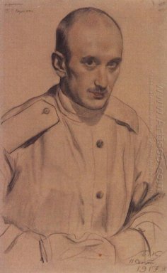 Porträt von G S Werejskij 1917