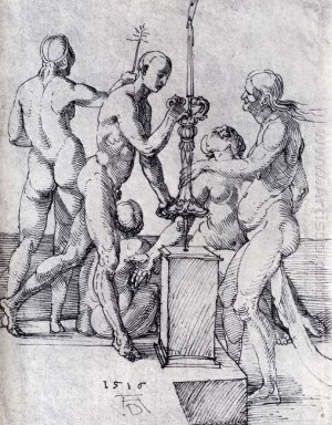 Mannelijke en vrouwelijke naakten 1516