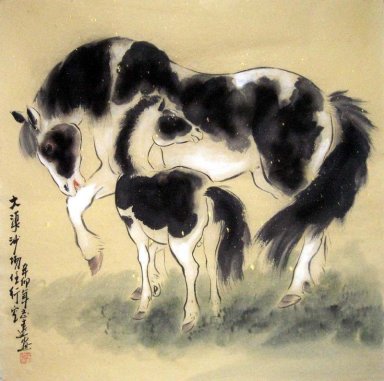 Horse - Pittura cinese