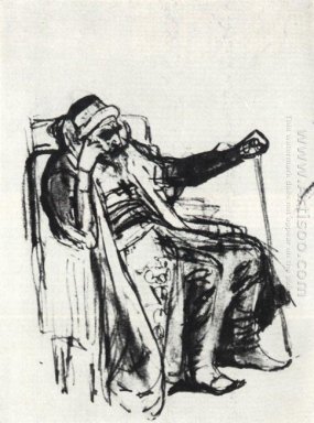 Grobe Skizze des Bildes von Iwan der Schreckliche
