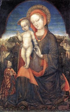 Die Madonna der Demut angebetet von Leonello D Este