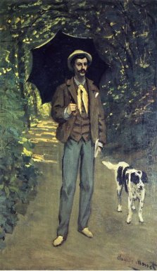 Victor Jacquemont possesso di un ombrellone