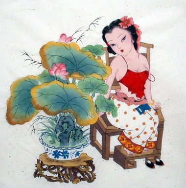 Bella dama - la pintura china