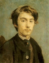 Porträtt av konstnären Emile Bernard 1886