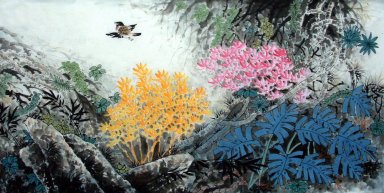 Birds & Flowers - Pittura cinese