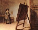 Künstler in seinem Atelier 1626