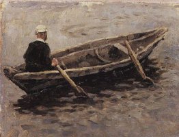 På Båt Studera till erövringen av Sibirien By Yermak
