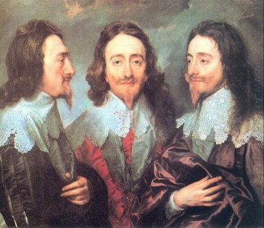 Carlo I in tre posizioni 1636