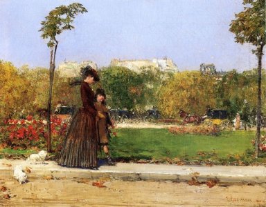 En el parque de París