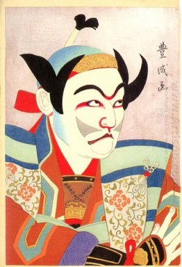 Ichikawa Ennosuke II som Hayami-no-Tota