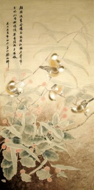 Brids & Fruit - Chinesische Malerei