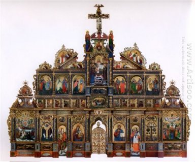 The Maniava Hermitage iconostasis