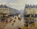 Avenue de l opera regen effect 1898