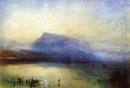 El Rigi azul del lago de Lucerna Amanecer
