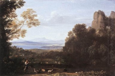 Paesaggio con Apollo e Mercurio 1660