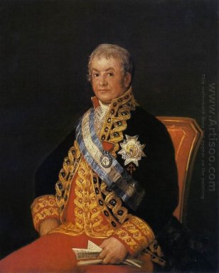 Porträt von Jos ¨ | Antonio Marqu ¨ | s De Caballero 1807