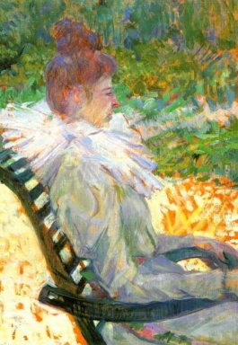 Madame E Bernard Tapie De Celeyran In Een Tuin 1896