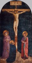 Kruisiging Met St Dominic 1445