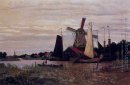 Eine Windmühle in Zaandam
