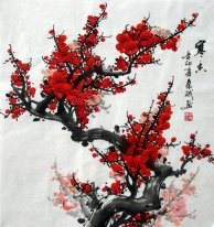 Plum Blossom - Lukisan Cina