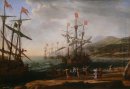 Marina Con Los troyanos quemar sus barcos 1642