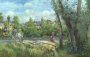 Luce del sole sulla pontoise strada 1874