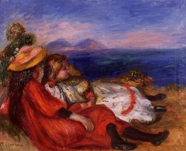 Dua Gadis Kecil On The Beach 1895