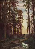 Kväll i en tallskog 1875