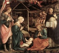 Adoration Of The Child With Saints 1465