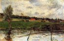 Flussufer bretonischen Landschaft 1879