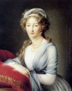 Retrato da imperatriz Elisabeth Alexeievna da Rússia