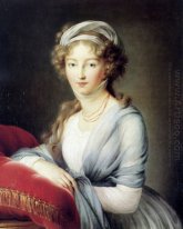 Portret van keizerin Elisabeth Alexeievna van Rusland