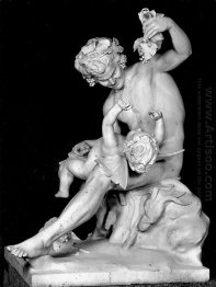 Satyr joga com Eros