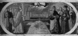 Mirakel av snö och Foundation Of Santa Maria Maggiore 1473
