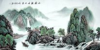 Горы, реки, лодки - китайской живописи