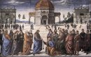 Kristus Penyerahan Kunci Untuk St Peter 1482
