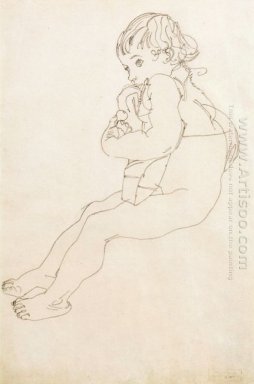 1916 bambino seduto