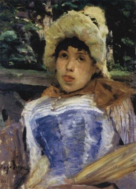 Portret van een Chorus Meisje 1883
