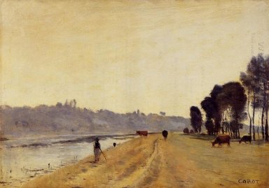 Stranden av en flod