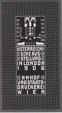 Catálogo da exposição austríaca Em Londres 1906