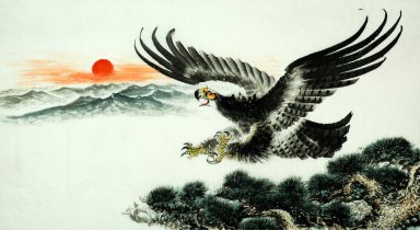 Eagle - Peinture chinoise