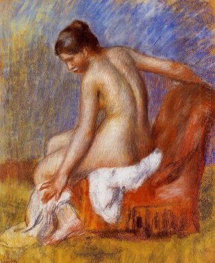 Nude in einem Lehnsessel 1890
