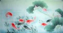 Fish & Lotus - pintura chinesa