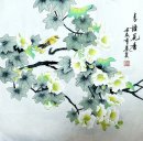 Pássaros & flores - Pintura Chiense