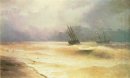 Surf Nahe Küste der Krim 1892