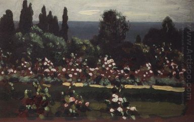 Giardino fiorito caucaso 1908