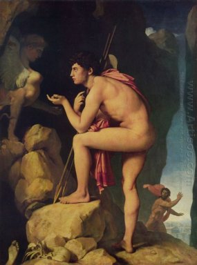 Oedipus ea esfinge 1808