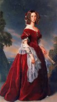 Portrait Of Marie Louise Pertama Queen Of The Belgia