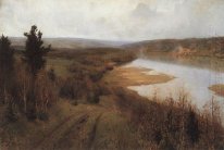 Mise en froid d'automne sur la rivière Oka Près Tarusa 1893