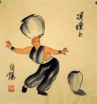 Gamla Beijingers, Akrobatik - Kinesiska målning